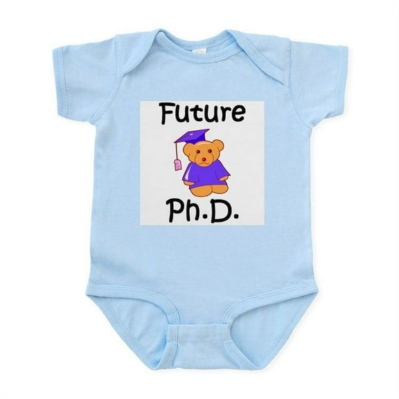 CafePress - Future Ph.D Infant Bodysuit - Baby Light Bodysuit, Size Newborn - 24 Months