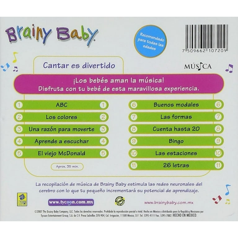  Brainy Baby ¿Como se dice? Aprendiendo palabras en