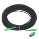 thumbnail image 1 of 1Pcs 82Ft Cable de fibra óptica Simplex OS2 de modo único LSZH SC/APC-SC/APC Jumper óptico negro con adaptador, 1 of 5