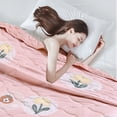 thumbnail image 4 of Cooling Blanket for Beds,Hwkond Summer Quilt Washed Cotton Summer Cool Quilt Summer Quilt Thin Quilt Quilt Core,Multicolor,100x150cm, 4 of 6