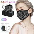 thumbnail image 2 of EcoNesxp Lace Printed Disposable Mask 3-layer Disposable Adult Mask, 2 of 5