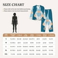 thumbnail image 6 of Kll Nurse Doctor Gnomes Print Women'S Long Sleeve Pajamas With Pants Sleepwear Loungewear 2 Set-X-Large, 6 of 9