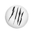 thumbnail image 3 of Effete Feline Claw Marks Scratch Tufted Floor Pillow, Round, 3 of 4