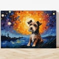 thumbnail image 4 of Bul Terrier Dog Canvas Van Gogh Starry Night Wall Art Gifts Canvas Wall Art Frame Music Artist Customized Canvas Framed Photo Art Work For The Bedroom(Gifts For Dog Lover ), 4 of 6