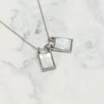 thumbnail image 2 of Roman Double Holy Scapular Silver Zinc Necklace 18 Inches Long, 2 of 4