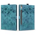 thumbnail image 2 of FJLBDE Case for Lenovo Tab P12/Xiaoxin Pad Pro 12.7 Inch 2025 with Stand, Card Slot, Embossed Cat PU Leather Cover, Green, 2 of 7