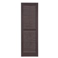 thumbnail image 1 of Premier Louver Exterior Decorative Shutter, Sienna Brown - 15 x 55 in., 1 of 1