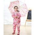 thumbnail image 4 of Children's Raincoat with Hood Girls Boys Waterproof Rain Suit All in One Cute Pattern Rain Jacket Rain Clothing Rain Poncho for Primary School Students Boys Girls, 4 of 5