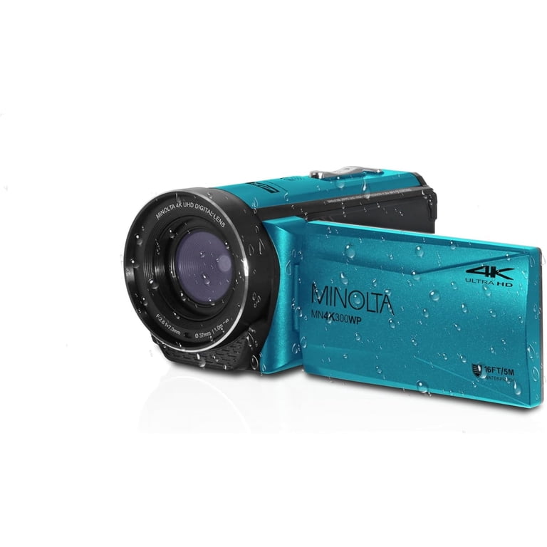Supreme Minolta MN4K300WP 4Kビデオカメラ MINOLTA MN4K300WP 4K Ultra HD / 56 MP Waterproof Video Camcorder