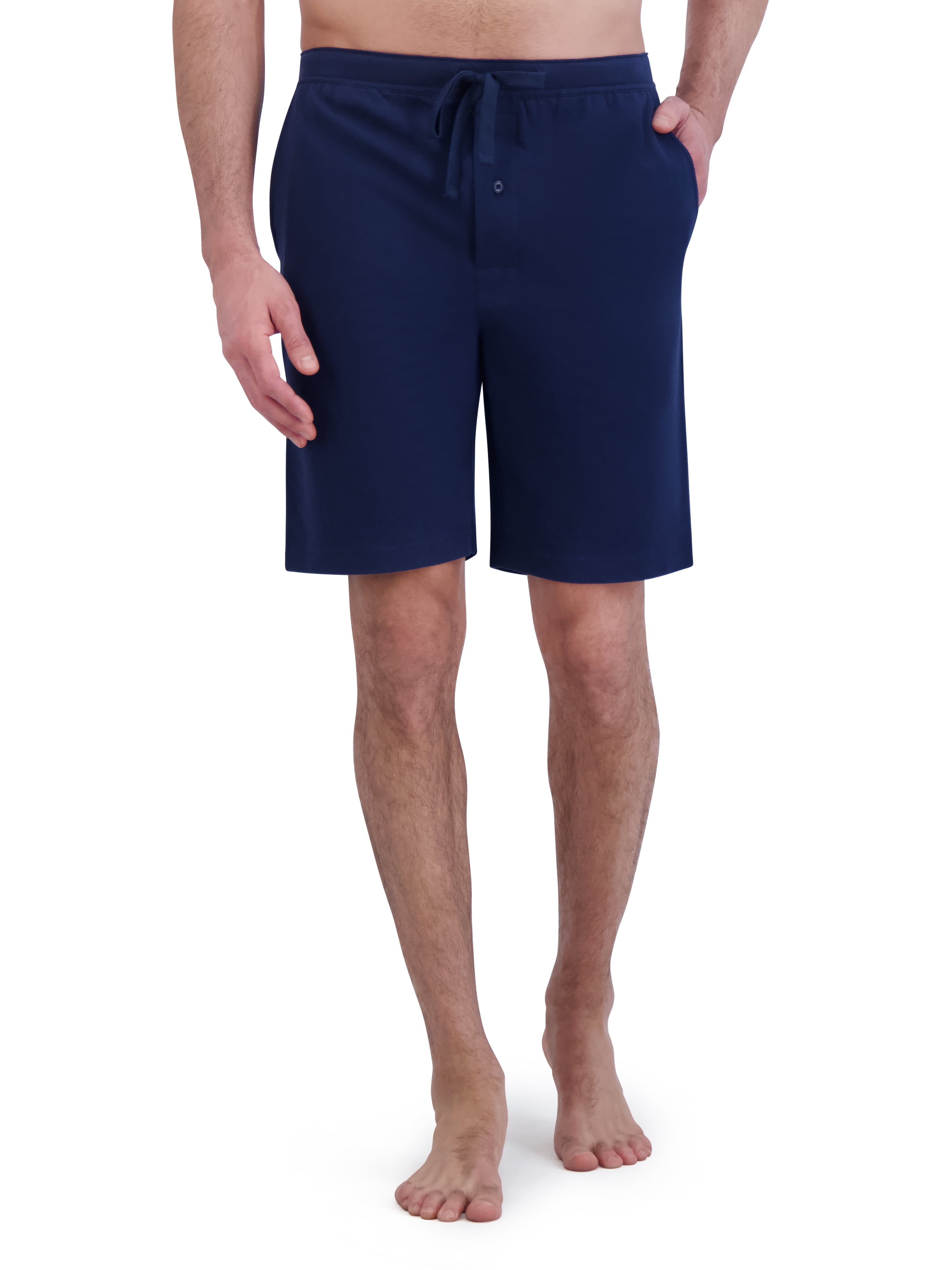 Hanes Originals Men's 100% Soft Cotton French Terry Knit Sleep Short, 2-Pack, Sizes S-2XL