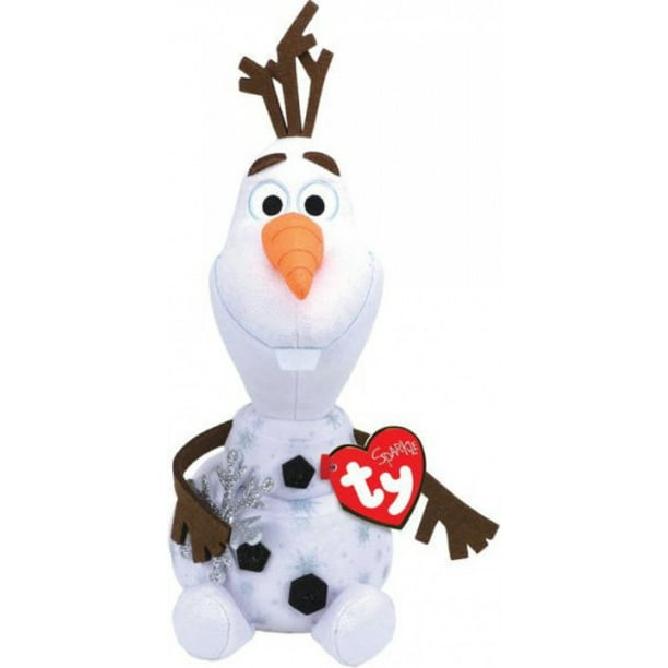 Disney Frozen Beanie Baby Olaf Plush With Snowflake Walmart Com