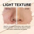 thumbnail image 3 of 2pcs 3 Colors Correcting  Palette Contouring Foundation Makeup Cream Full Coverage Contour Palette with Powder Puff for Conceals Dark Circles 15g, 3 of 7