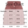 thumbnail image 3 of Womens Corduroy Mini Skirt High Waisted Basic Casual A-line Short Fall Winter Skirts Front Button Closure, 3 of 4