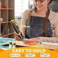 thumbnail image 3 of ini Heat Gun Dual Temperature 500 ° F/842 ° F, Portable Hot Air Gun Tool with Nozzle for Heat Shrink Tubing, 3D Printing, Crafts, Shrink Wrap, Vinyl, Embossing and DIY Repairs, 3 of 8