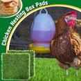 thumbnail image 1 of CBFFDC Tapis Réaliste pour Poulet 4 Pcs Tapis de Nidification Légers Réutilisables Confortables Durables Protection des Ufs pour Ferme, 1 of 5