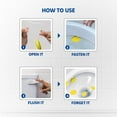 thumbnail image 3 of Harpic Hygienic Toilet Cleaner Rim Block, Citrus 26gm Pack of 3, 3 of 6