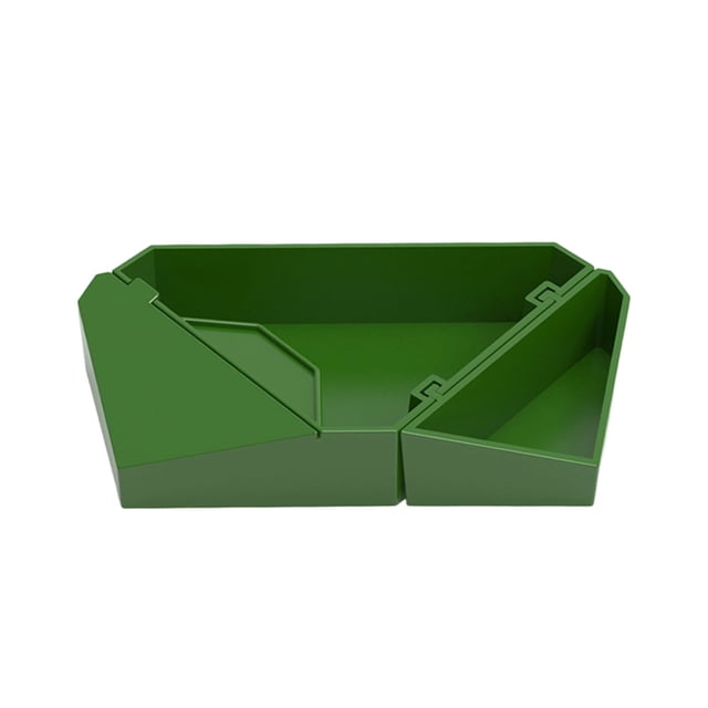 Reptile Food And Water Combination Feeder Detachable Covered Hamster Feeding Tray For Small Animals