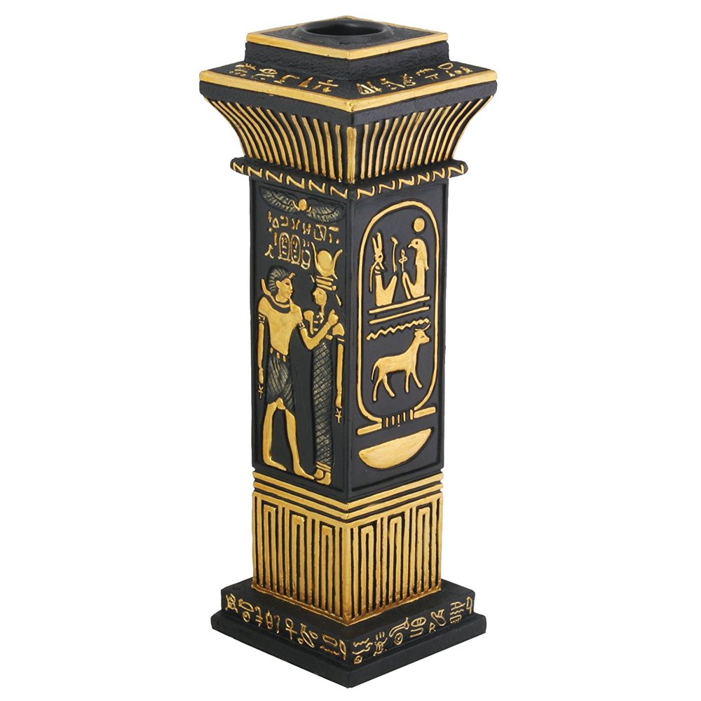 Egyptian Column Votive / Candle Holder Collectible Egypt Aroma Scent