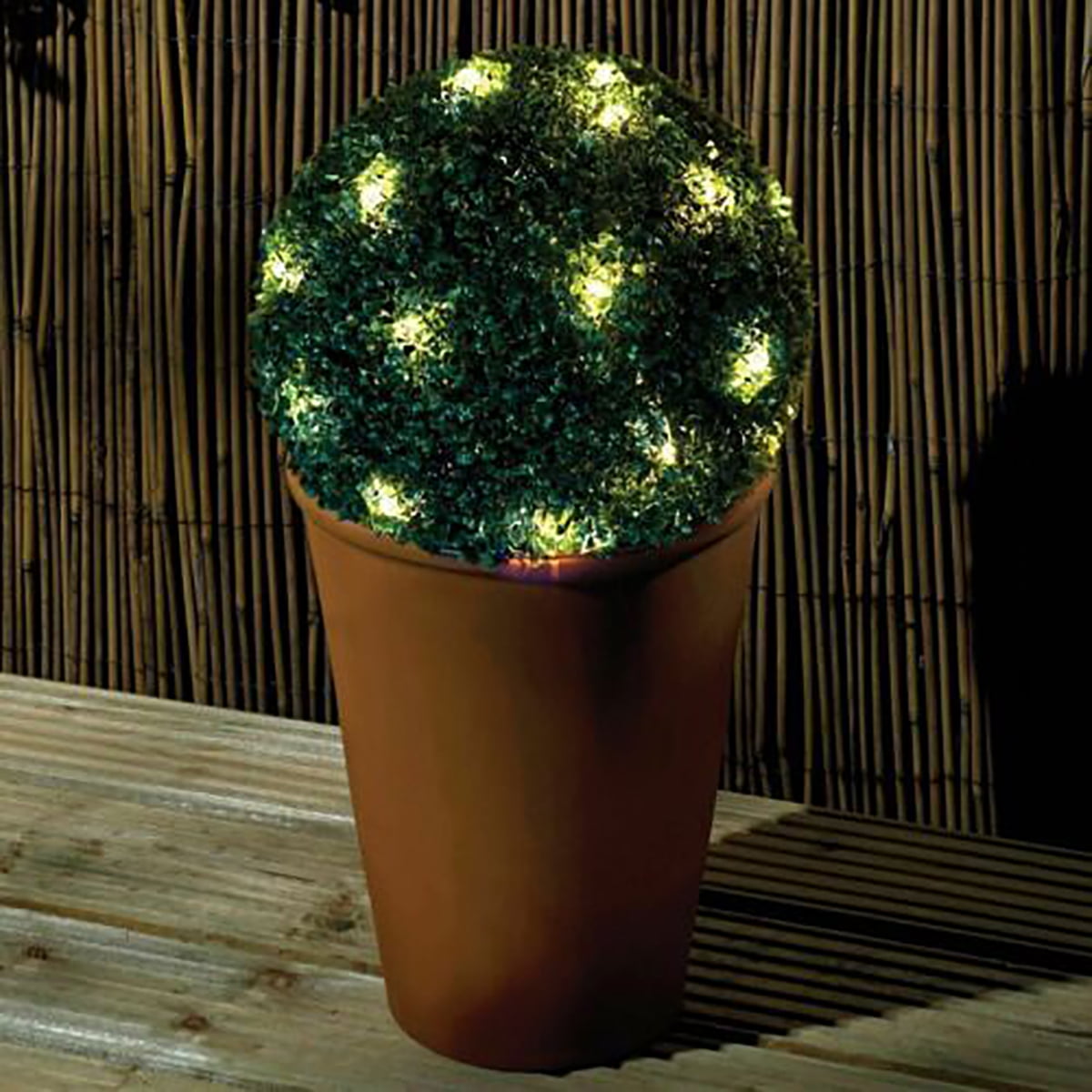 20cm LED Solar Powered Topiary Ball Light Waterproof Garden Light Cafe