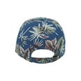 thumbnail image 2 of Top Headwear Denim Floral Print Cap - Navy, 2 of 2