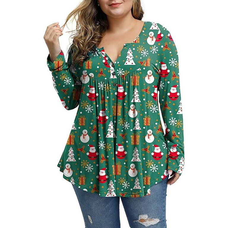 ENMAIN Tunic Tops for Women Plus Size Short Sleeve Top Loose Fit Dressy  Casual Swing Summer Tunics Tops to Wear with Leggings