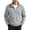 Gray, variant on Hngshg Men Sweatshirts Trendy Quarter Zip Stand Collared Tops Plain Long Sleeve Pullover Sports Sweatshirts