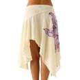 thumbnail image 5 of Women High Waist Asymmetrical Hem Skirt, Flowy Midi Skirt, Casual A-Line Skirt, 5 of 7
