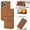 Brown, variant on Dteck For iPhone 13 Pro,Magnetic Shockproof Flip Leather Card Holder Lanyard  Kickstand Wallet Case Cover,Lightpurple