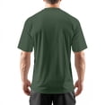 thumbnail image 4 of T -Shirts for Men Raglan Sleeve Crewneck Elastic Outdoor Tops Basic Short Sleeve Soft Gym Pullover, 4 of 6