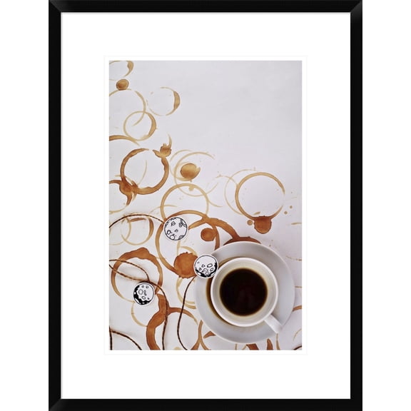 Global Gallery Dina Belenko 'Moon Map' Framed Wall Art