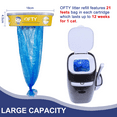 thumbnail image 4 of OFTY Cat Genie Refill Compatible with Litter Genie Pails, Large Capacity 21 ft Last up to 3 Months, 7-Layer Film with Odor-Lock Tech, Pack of 4, 4 of 5