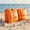 Orange, variant on 1 Pairs Arm Floaties, Inflatable Water Wings Arm Floaties, PVC Swimming Arm Bands Pool Floats Floatation Rings for Swimming Learning, Drum-Type Design for Pool & Beach Use