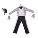thumbnail image 4 of Michael Jackson Halloween Party Fancy Dress Cosplay Costume 3-16 Years Kids Boys Girls Performance Outfits Set, 4 of 5