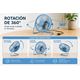 thumbnail image 4 of Ventilador USB Metálico Kimhi 6 Pulgadas Silencioso | Oficina Hogar Viaje Camping PC | Ajustable 4 Aspas, 4 of 4
