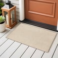thumbnail image 5 of Vintage Cream Large Area Rugs for Bedroom Living Room, Soft Non Slip Carpet Bedside Rug, Farmhouse Retro Beige Solid Color Rectangular Floor Cover Kitchen Accent Rug 2'x3' for Dining Room/Office, 5 of 9