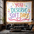 thumbnail image 6 of Hand Drawn Typographic With Plain Print, Mystical Fantasy for Space Lovers, Galaxy Room Decor Room Accent, Valentine's Day Gift, Tapestry Wall Hanging for Bedroom and Dorm, 6 of 7