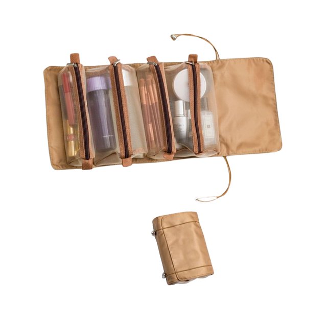Yuarrent Neceser de viaje portátil 4 en 1 para mujer, caja de maquillaje de malla desmontable, organizador de almacenamiento de artículos de tocador de Almacenamiento y organización del hogar No.2 Yuarrent HA046066-02