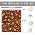 thumbnail image 5 of Cute Fox Blanket, Flannel Blanket Soft and Cozy, Fox Gifts for Adult Kids Teens, Forest Fox Mushroom Throw Blanket for Nap Bed Sofa Chair Home Decor 50x60inch, 5 of 6