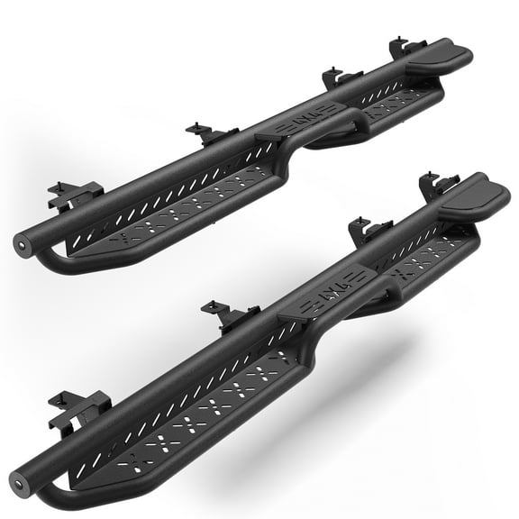 POFENZE For 2020-2025 Jeep Gladiator JT Running Boards Side Steps Black Nerf Bars Unlimited 4 Door