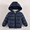 Navy Blue, variant on XBASW Toddler Kids Boys Girls Hooded Fleece Jacket Winter Warm Coat for Baby Puffer Padded Outerwear Water-Resistant Thicken Snowsuit 2-7T