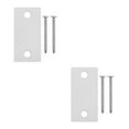 thumbnail image 3 of LOVEVER 2 Sets  Of Door Lock Plate Cover Latch Strike Plate Door Lock Cover Plates Storm Door Strike Plate Door Plate Door Hole Cover Rv Door Strike Plate, 3 of 8