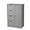 Grey, variant on GLACER Bathroom Floor Cabinet, Multifunctional Storage Cabinet with 4 Drawers and 1 Door, Wooden Side Storage Organizer for Bathroom, Living Room or Kitchen, 22 x 12 x 32 inches (Grey)