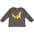 thumbnail image 3 of Inktastic Cute Leopard Gecko Boys or Girls Long Sleeve Toddler T-Shirt, 3 of 5