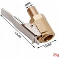 thumbnail image 2 of Adaptador de válvula de neumático de coche de 2 piezas, adaptador de conector de abrazadera de Clip de válvula de inflado de bomba con punta de latón de 8mm para neumáticos de coche o camión,, 2 of 5
