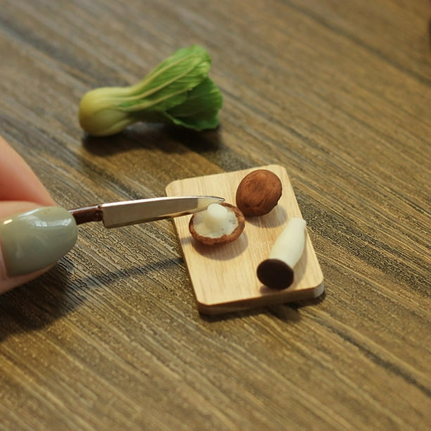 Tabla de de en miniatura 1/12, juguete de educación temprana para Estilo A Baoblaze Tablero de corte de casa de muñecas