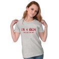 thumbnail image 3 of Im a Ninja You Cant See Me Fighter Womens Slim Fit Graphic Tee Brisco Brands S, 3 of 5