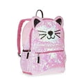 thumbnail image 1 of Kitty Cat Sequin Backpack for Girls -- Deluxe Kitten Backpack with 2 Way Sequins, 16 Inch, 1 of 2