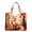 A Foxes, variant on jowamay Quilted Tote Bag Large Animal Retro Small Pouch Lightweight Portable Grocery Large Shoulder Tote Bag for Shopping Work
