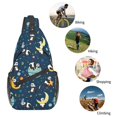 thumbnail image 5 of Lsque Space Sleeping Panda Pattern Cross Chest Bag Diagonally – Premium Durable Front Chest Sling with Adjustable Padded Strap, High-Capacity Storage, 5 of 8