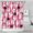 Pink Halloween Ghosts-1, variant on Pink Halloween Ghosts Bats and Pumpkins Shower Curtain 36"x72" ,Bathroom Decorative Shower Curtains Set with 12 Hooks,Modern Waterproof Washable Shower Curtain
